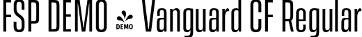 FSP DEMO - Vanguard CF Regular font | Fontspring-DEMO-vanguardcf-regular.otf