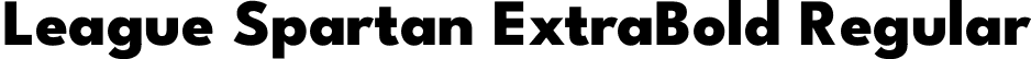 League Spartan ExtraBold Regular font | LeagueSpartan-ExtraBold.ttf