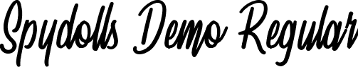 Spydolls Demo Regular font | Spydolls demo.ttf