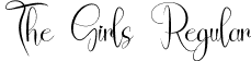 The Girls Regular font | TheGirls.otf