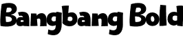 Bangbang Bold font | Bangbang-Bold.otf