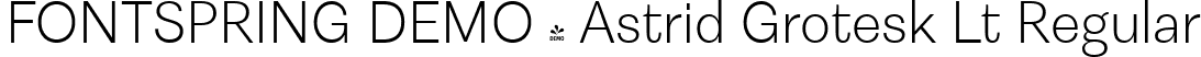 FONTSPRING DEMO - Astrid Grotesk Lt Regular font | Fontspring-DEMO-astridgrotesk-lt.ttf