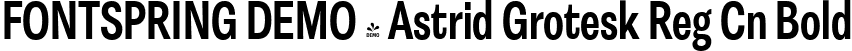 FONTSPRING DEMO - Astrid Grotesk Reg Cn Bold font | Fontspring-DEMO-astridgrotesk-bdcn.ttf
