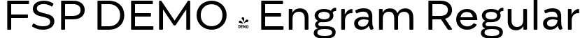 FSP DEMO - Engram Regular font | Fontspring-DEMO-engram-regular.otf