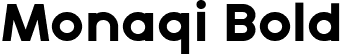 Monaqi Bold font | Monaqi.ttf