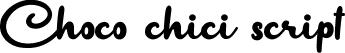 Choco chici script font | ChocoChici-2OMyW.ttf