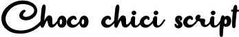 Choco chici script font | ChocoChici-vmBPZ.otf