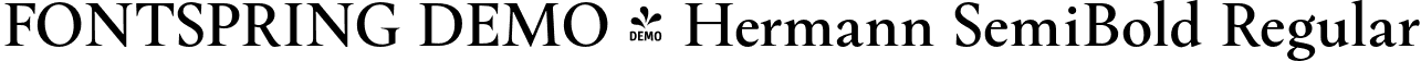 FONTSPRING DEMO - Hermann SemiBold Regular font | Fontspring-DEMO-w_foundry_-_hermann_semibold.otf