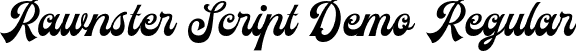 Rawnster Script Demo Regular font | Rawnsterscriptdemo-BWrzw.otf