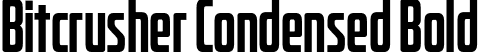 Bitcrusher Condensed Bold font | bitcrusher condensed bd.otf
