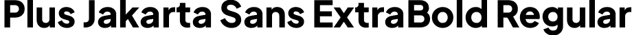 Plus Jakarta Sans ExtraBold Regular font | PlusJakartaSans-ExtraBold.ttf