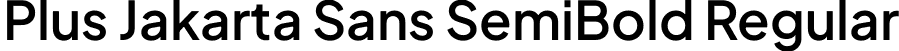 Plus Jakarta Sans SemiBold Regular font | PlusJakartaSans-SemiBold.ttf