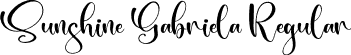 Sunshine Gabriela Regular font | Sunshine-Gabriela.otf