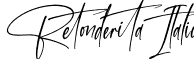 Retonderita Italic font | Retonderita-italic.otf