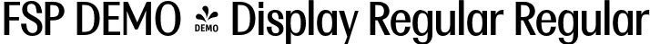 FSP DEMO - Display Regular Regular font | Fontspring-DEMO-multipadisplay-regular.otf