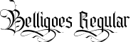 Belligoes Regular font | belligoesregular-wy5ae.ttf