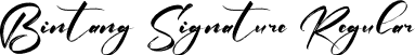 Bintang Signature Regular font | Bintang-Signature.otf