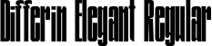 Differin Elegant Regular font | differin-elegant-regular.otf