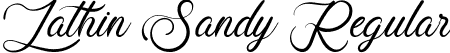 Lathin Sandy Regular font | Lathin-Sandy.ttf