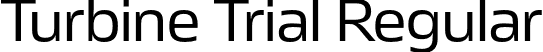 Turbine Trial Regular font | TurbineTrial-Regular.otf