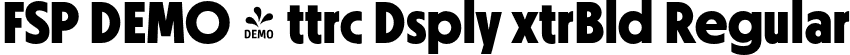 FSP DEMO - ttrc Dsply xtrBld Regular font | Fontspring-DEMO-ottercodisplay-extrabold.otf