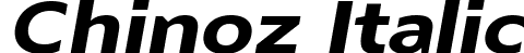 Chinoz Italic font | Chinoz-ExtraBoldItalic.ttf