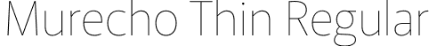 Murecho Thin Regular font | Murecho-Thin.otf