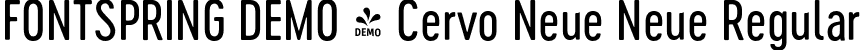 FONTSPRING DEMO - Cervo Neue Neue Regular font | Fontspring-DEMO-cervoneue-regularneue.otf