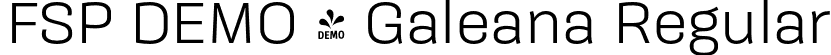 FSP DEMO - Galeana Regular font | Fontspring-DEMO-galeana-regular.otf