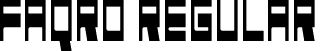 faqro Regular font | faqro.ttf