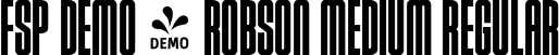 FSP DEMO - Robson Medium Regular font | Fontspring-DEMO-robson-medium.otf