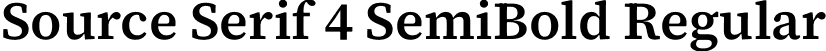 Source Serif 4 SemiBold Regular font | SourceSerif4-SemiBold.ttf