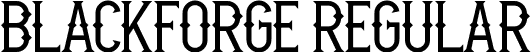 Blackforge Regular font | blackforge.ttf