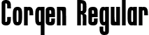 Corqen Regular font | CorqenRegular-gxdxE.ttf