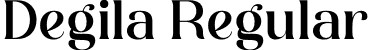 Degila Regular font | Degila.ttf