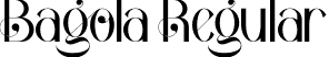 Bagola Regular font | Bagola.otf