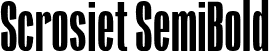 Scrosiet SemiBold font | scrosiet.otf