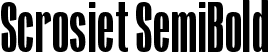 Scrosiet SemiBold font | scrosiet.ttf