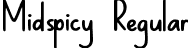 Midspicy Regular font | Midspicy Regular.ttf