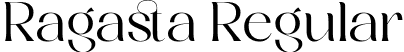 Ragasta Regular font | Ragasta.ttf