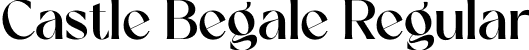 Castle Begale Regular font | Castle Begale.otf