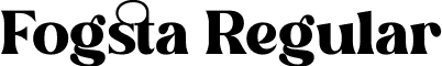 Fogsta Regular font | Fogsta.ttf