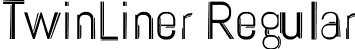 TwinLiner Regular font | TwinLiner.otf