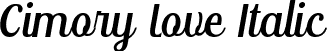 Cimory Love Italic font | CimoryLoveItalic-vme5L.ttf