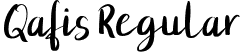 Qafis Regular font | Qafis.ttf