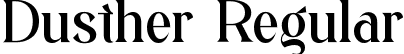 Dusther Regular font | Dusther.ttf