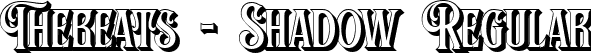 Thebeats - Shadow Regular font | Thebeats-shadow.ttf