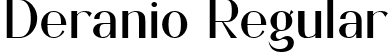 Deranio Regular font | Deranio.ttf