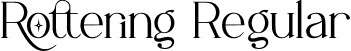 Rottering Regular font | Rottering-p7dar.otf