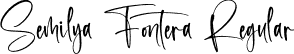 Semilya Fontera Regular font | Semilya Fontera.otf